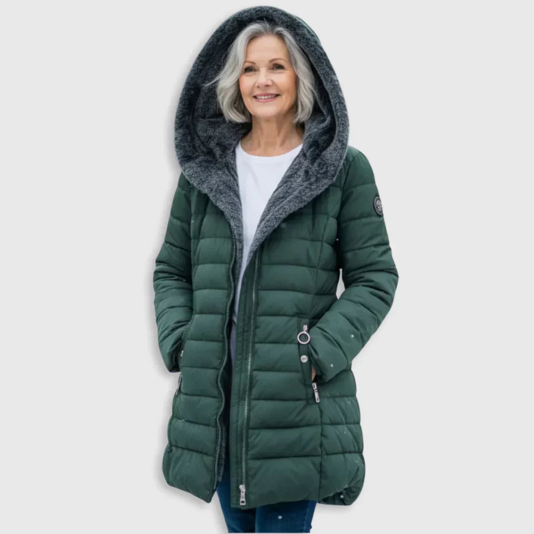 Nicole - Warm Hooded Winter Jacket