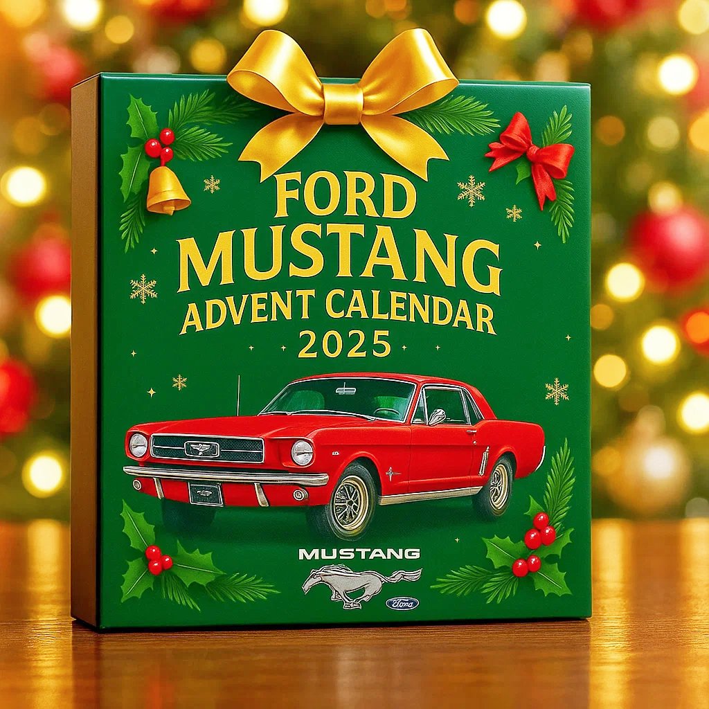 24-Day Iconic Mini Car Ford Mustang Advent Calendar