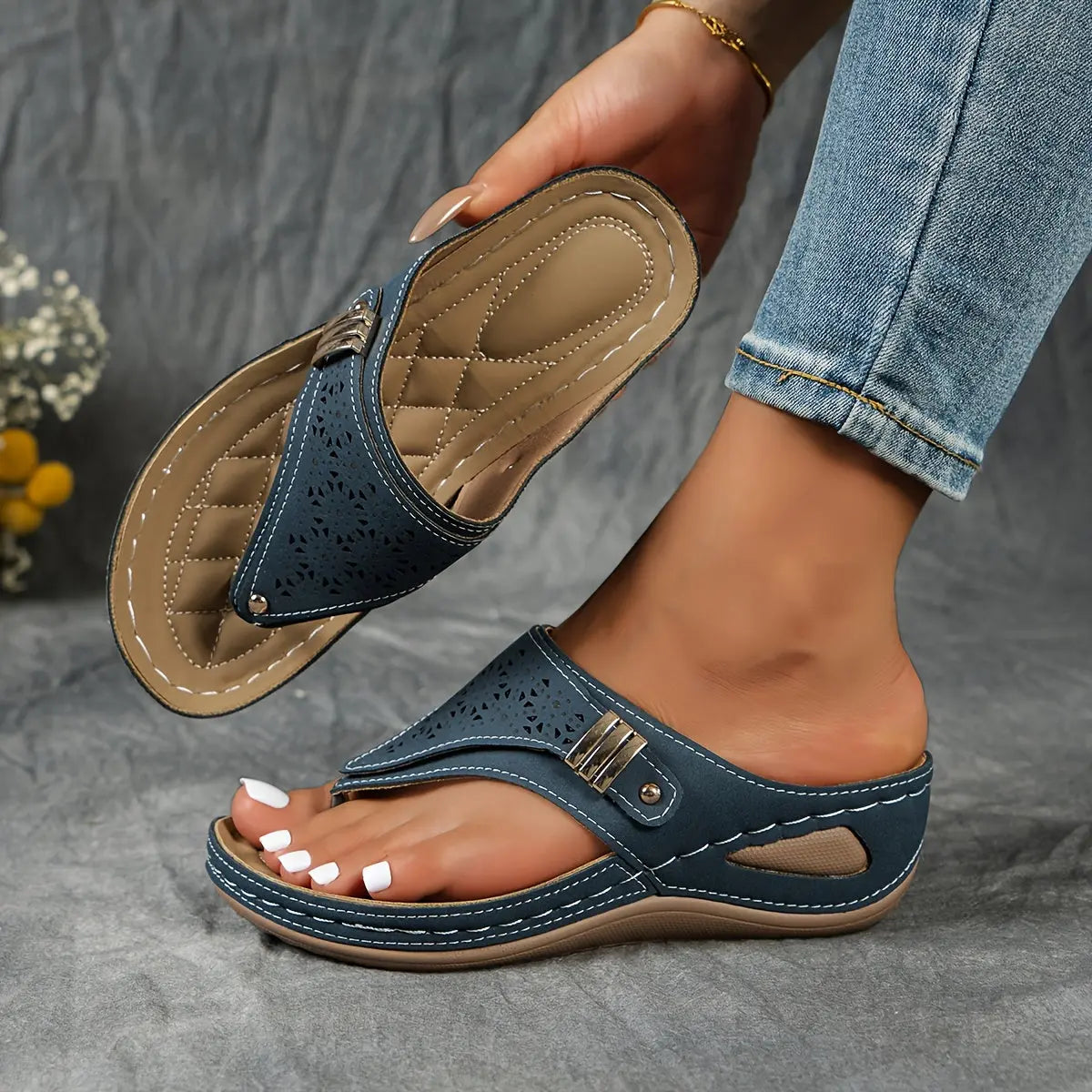 Morrie – Wedge Toe Sandals for Women