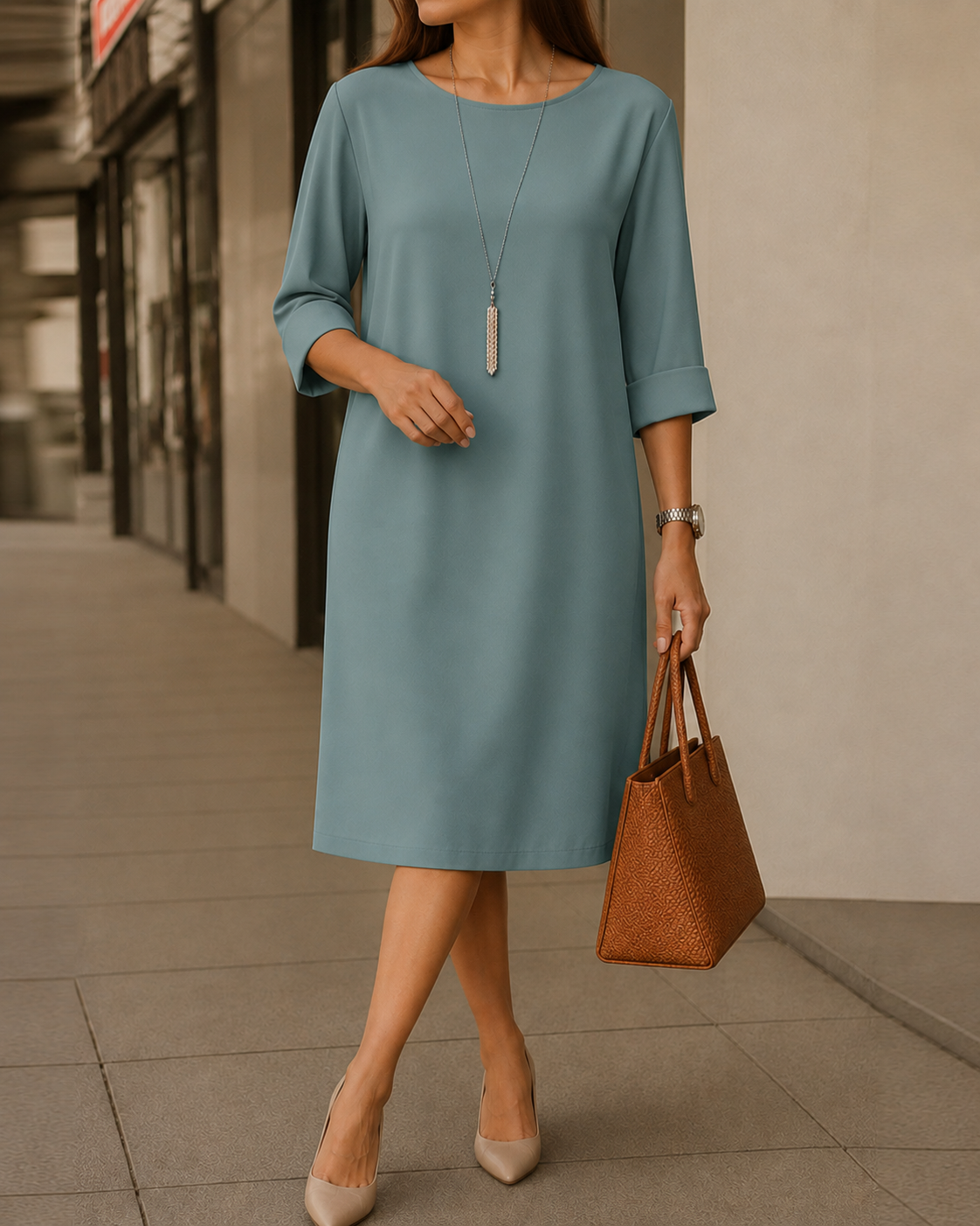 Mariah - Relaxed Midi Dress