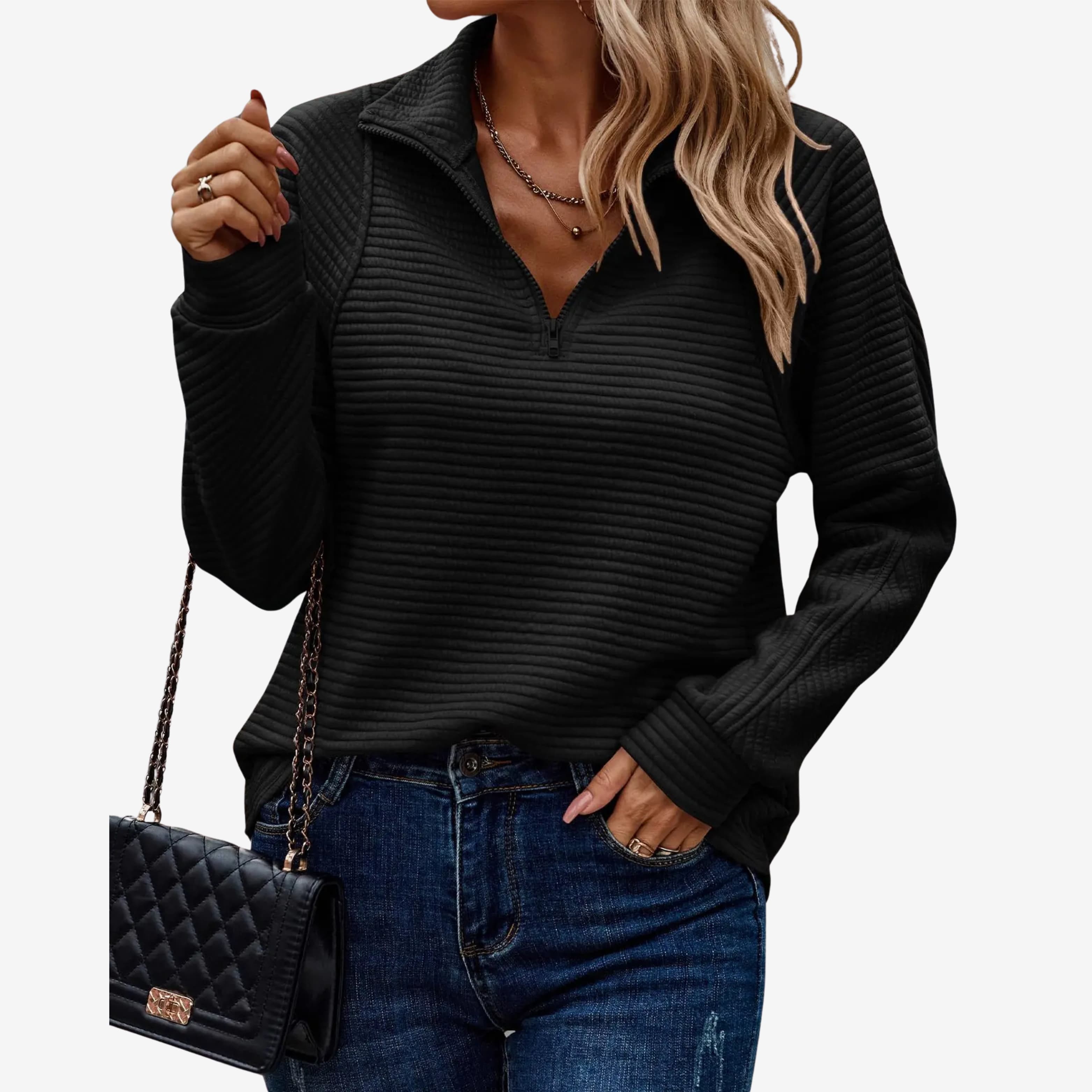 Holly | Elegant V-Neck Sweater