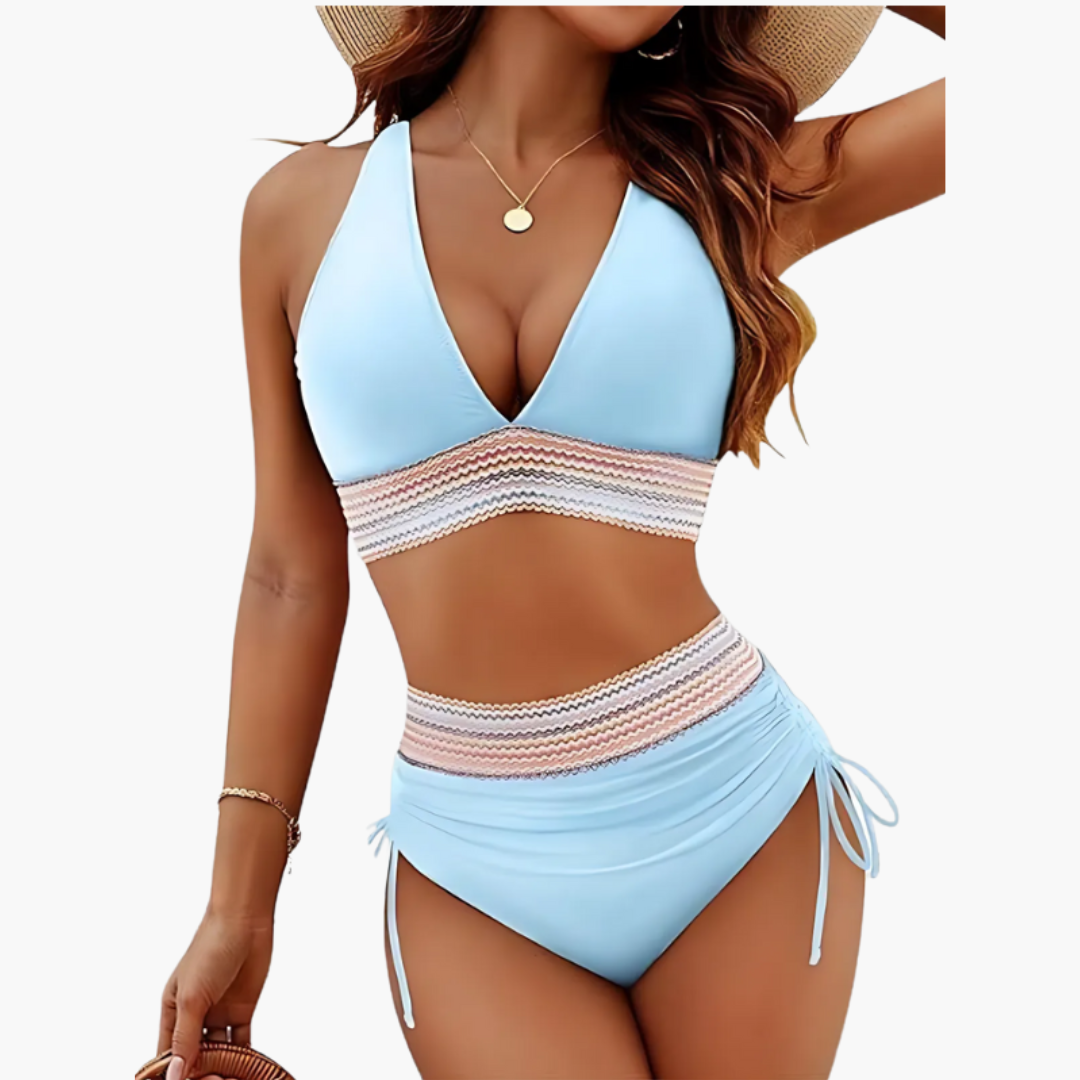 Emma | High-Waisted Tummy Control Bikini Set