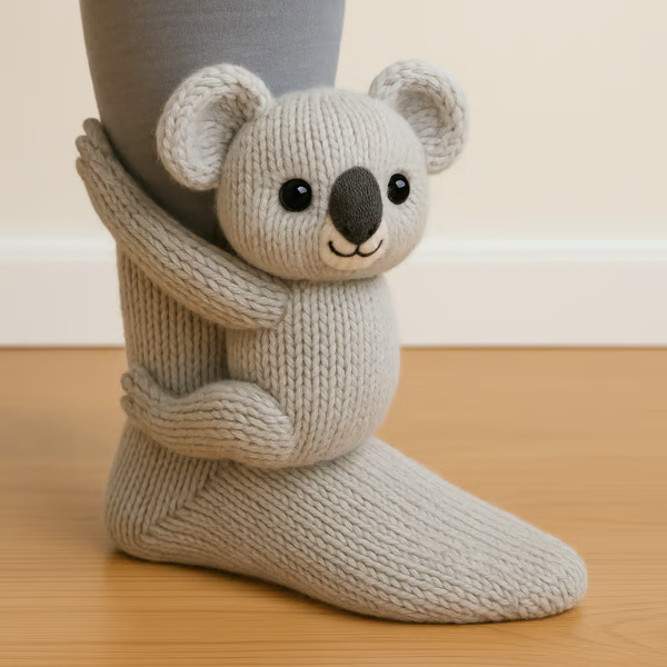 Allison – Ultra Soft Animal Plush Socks