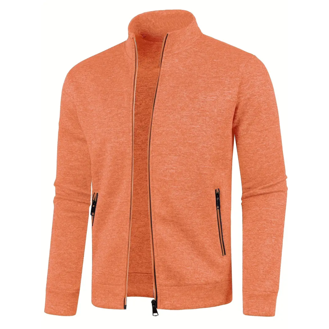 Clint – Classic Zip-Up Knit Jacket
