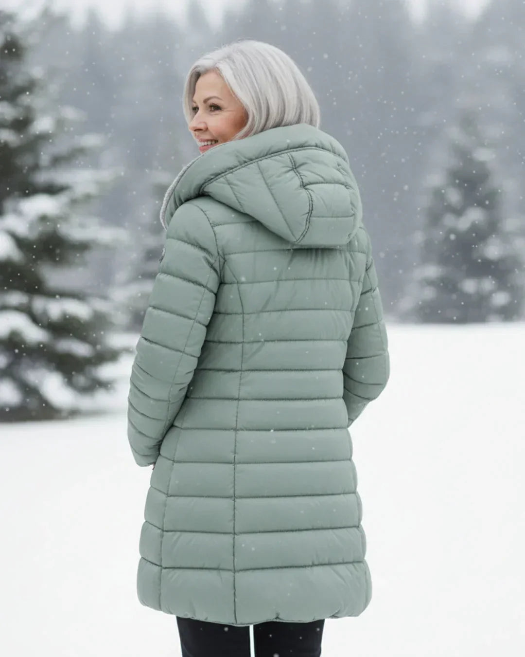 Nicole - Warm Hooded Winter Jacket