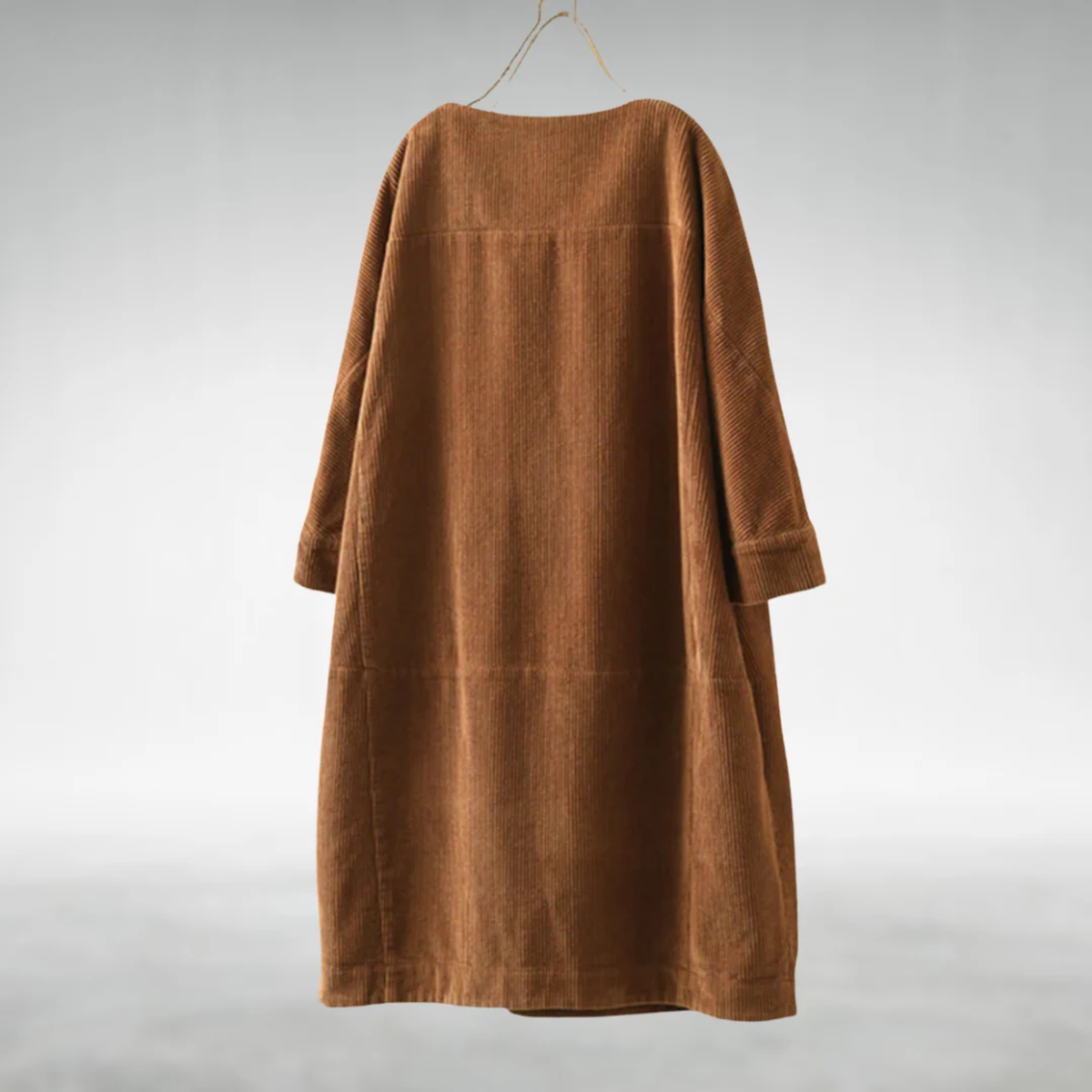 Francesca – Relaxed Corduroy Midi Dress