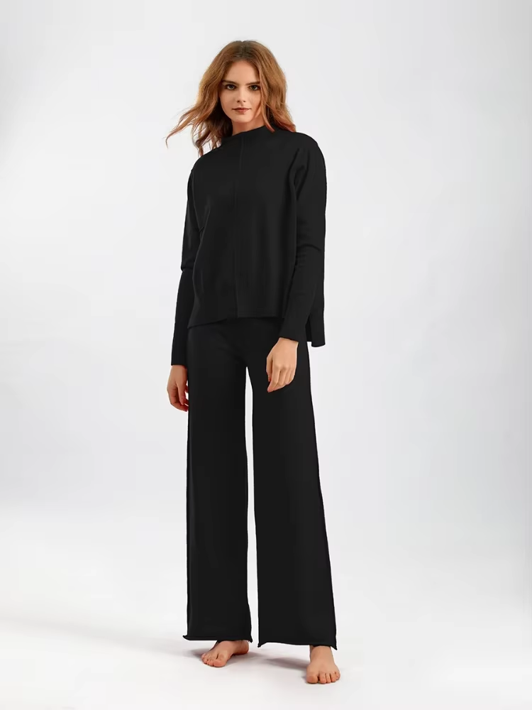 CAROLINE - KNITTED THICK WARM OVERSIZED Sweater Pants SET