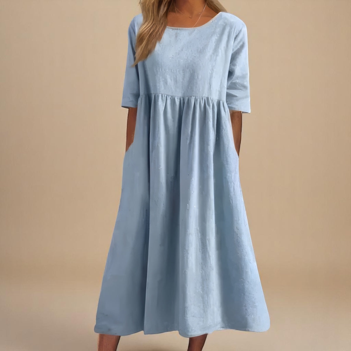 Rica – Flattering Cotton Dress for Everyday Wear