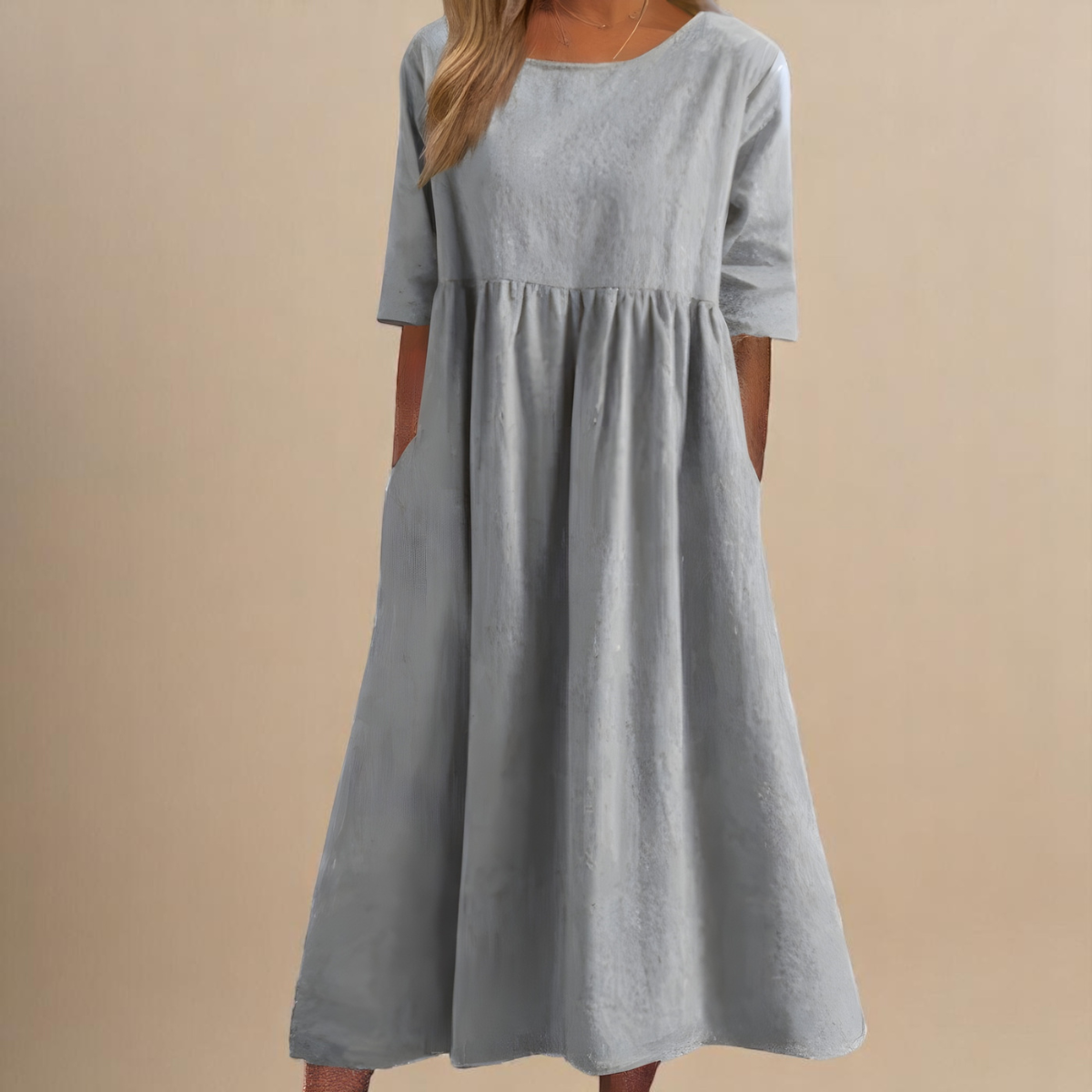 Rica – Flattering Cotton Dress for Everyday Wear
