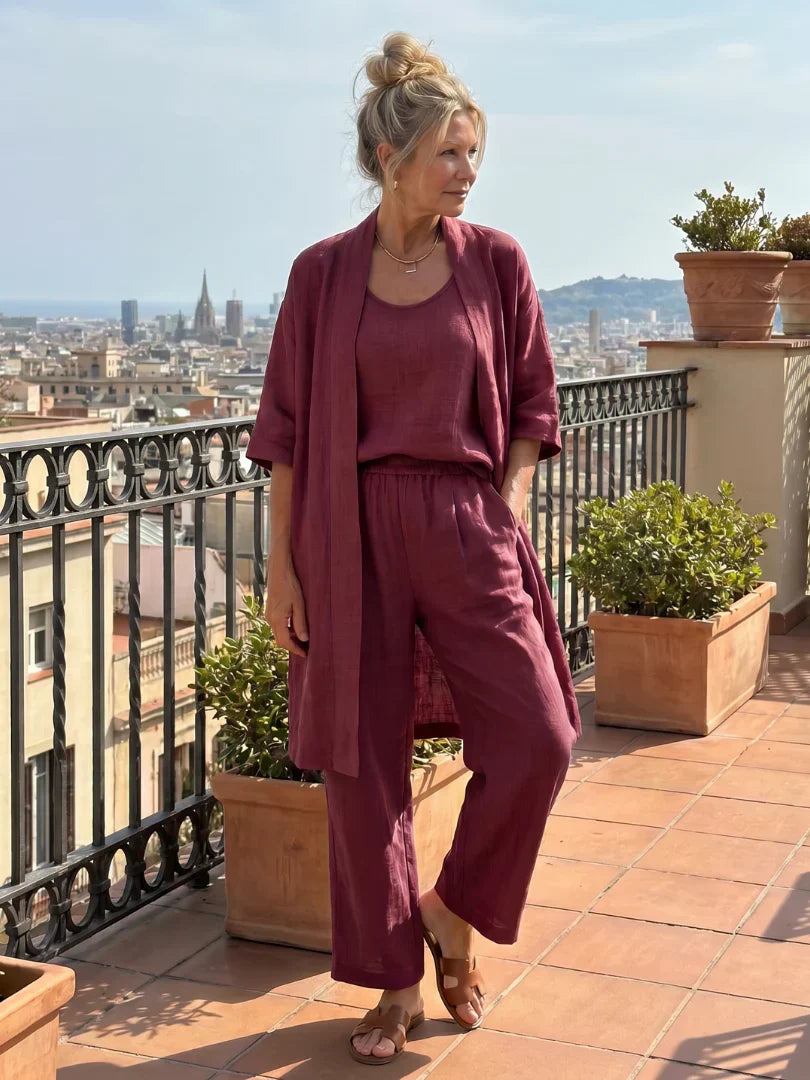 Everly - Lightweight Linen Blend Set