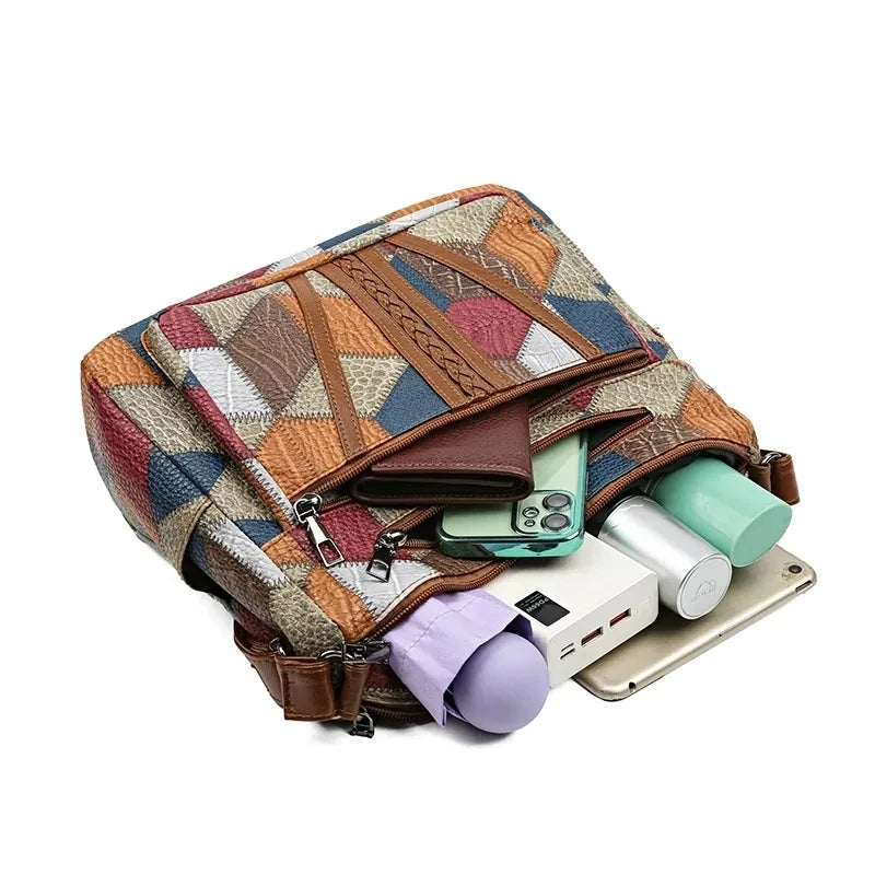Chanel – Geometric Patchwork Crossbody Bag