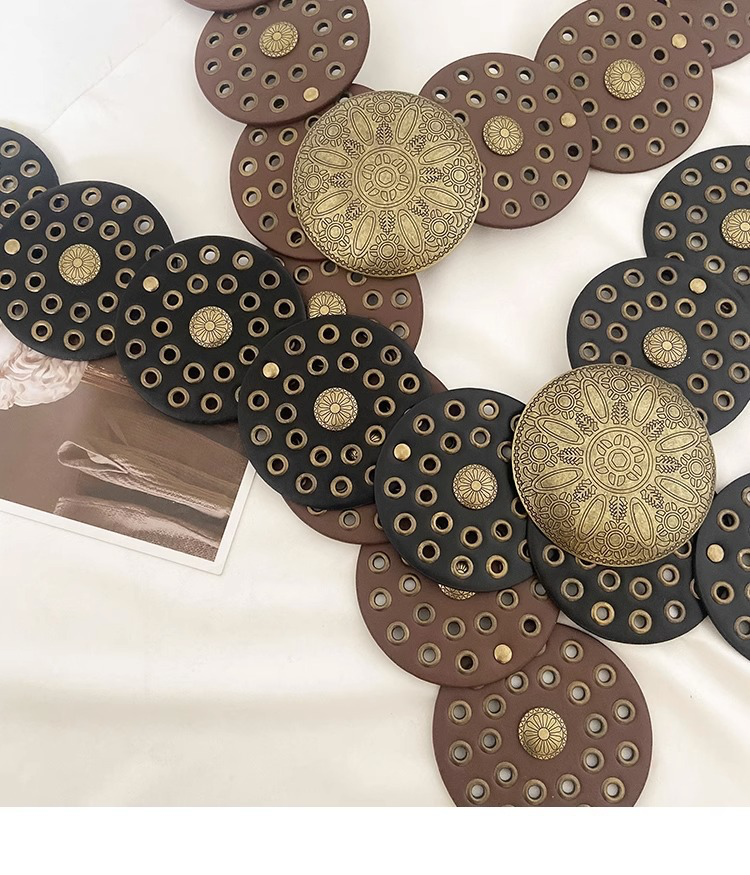 Vanessa - Boho Brown Women's Belt