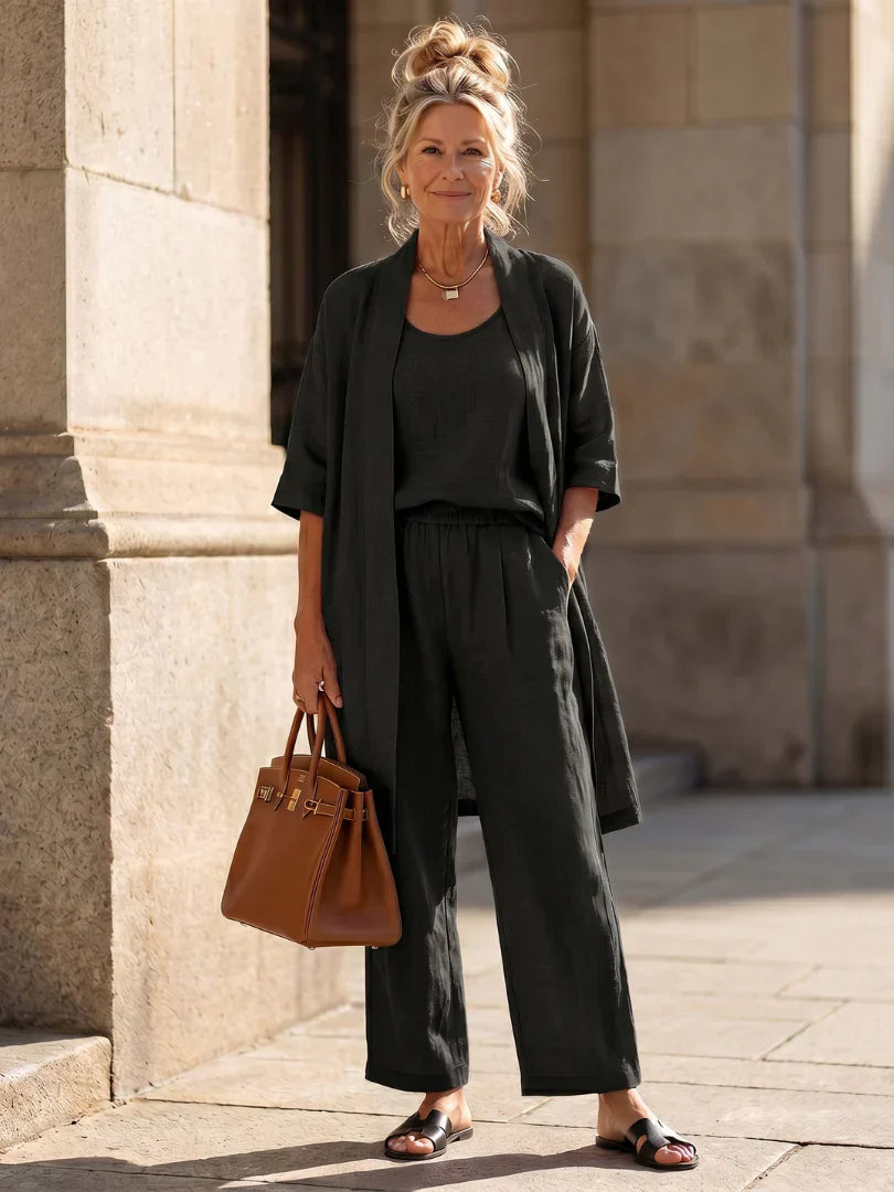 Everly - Lightweight Linen Blend Set