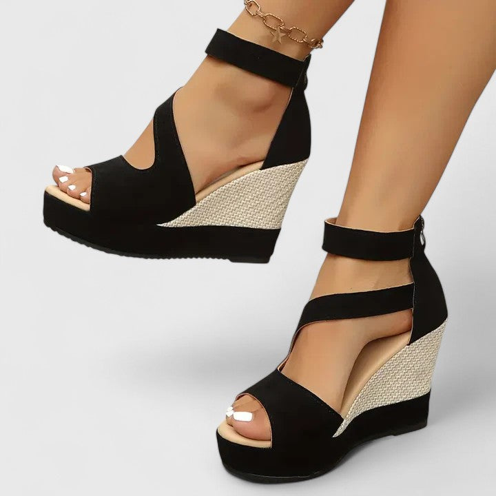 Via - Orthopedic Wedge Sandals