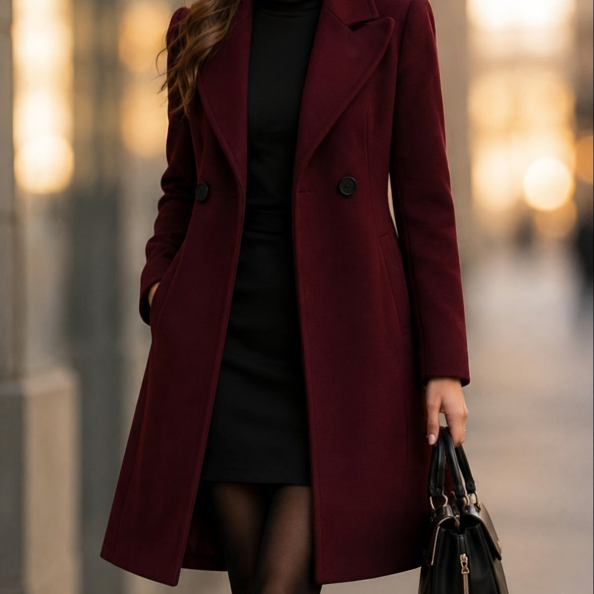 Angie - Tailored Double-Breasted Coat