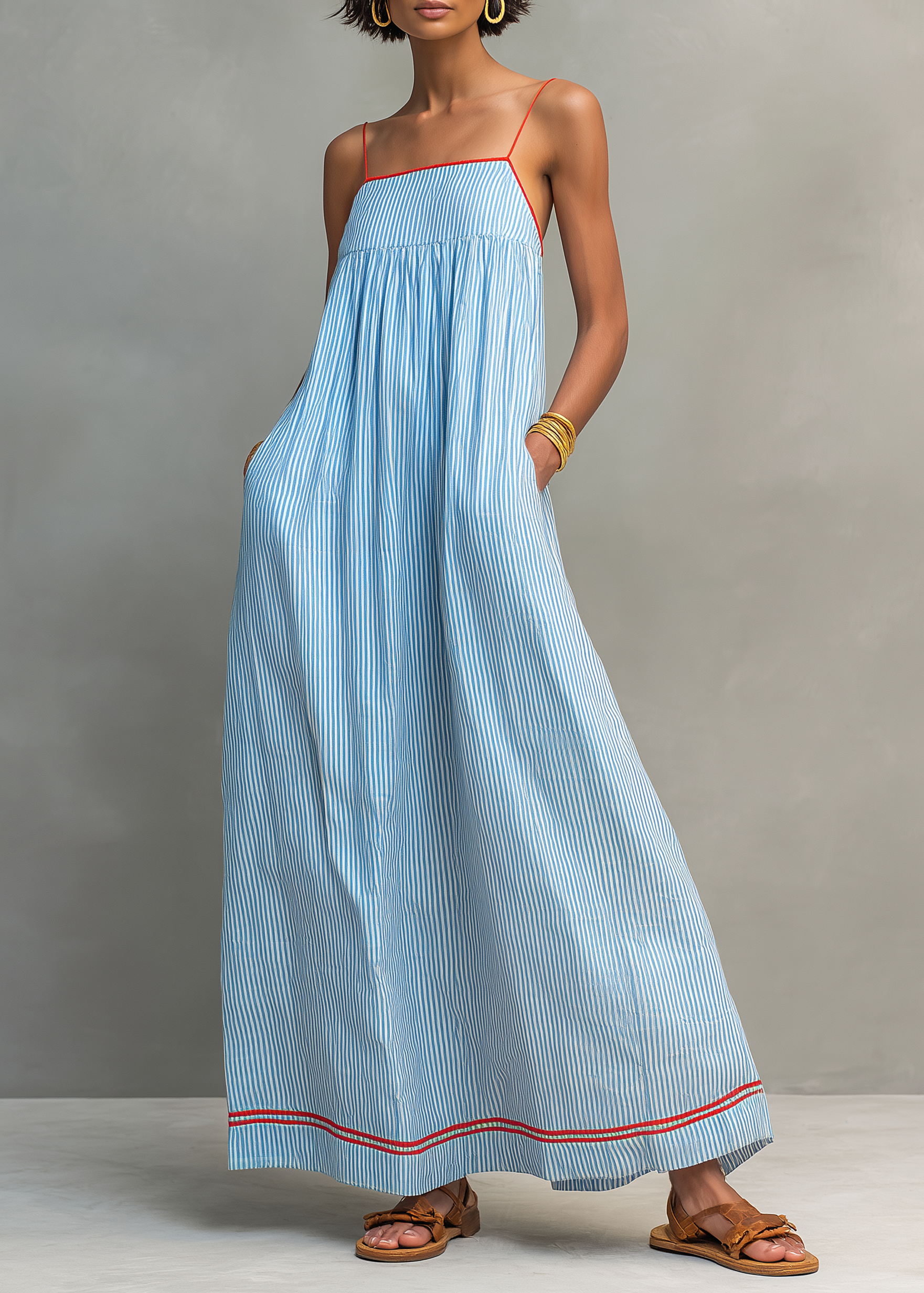 Reagan – Striped Maxi Summer Dress