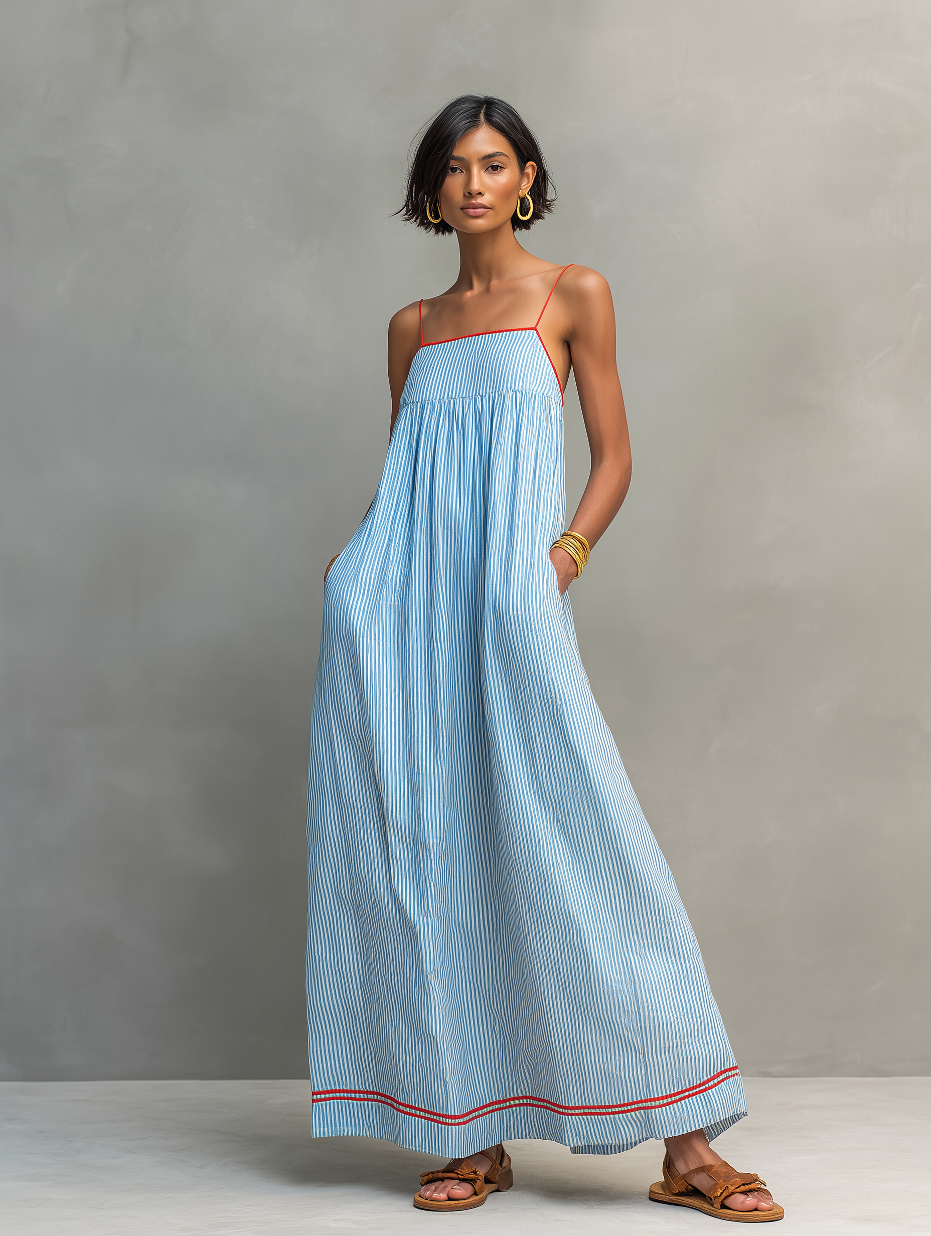 Reagan – Striped Maxi Summer Dress