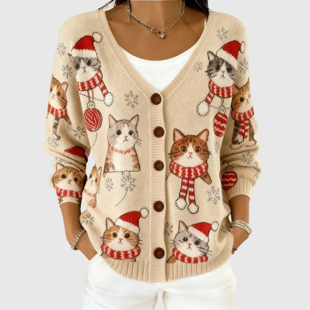 Clarissa – Knitted Button-Up Jacket