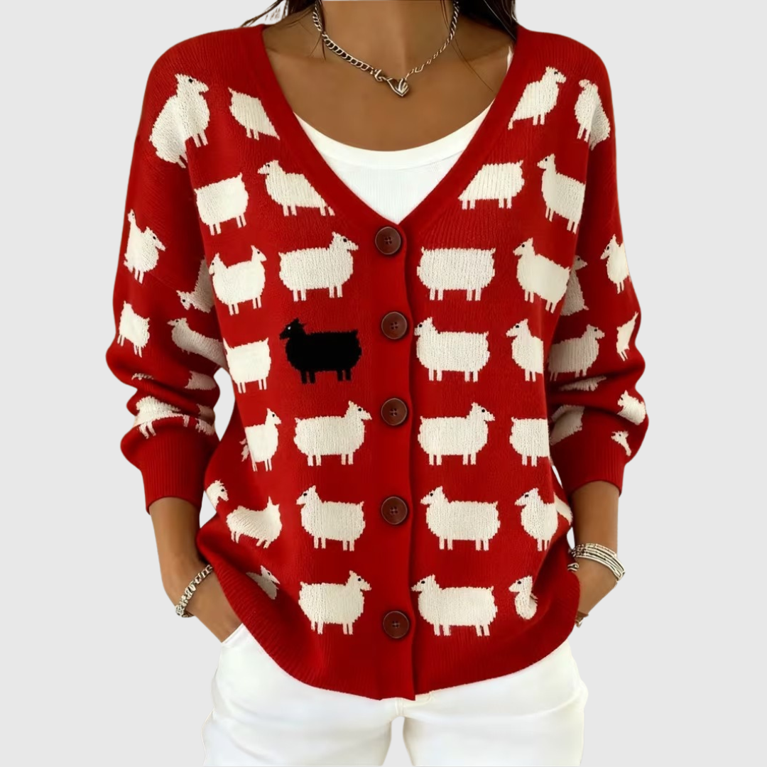 Kimberly – Knitted Button-Up Jacket