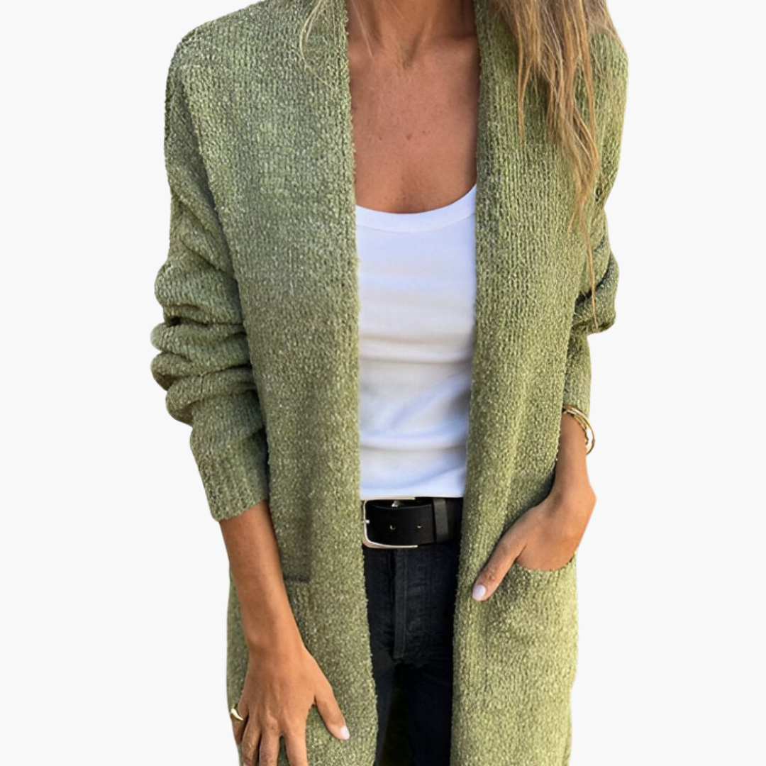 Holly | Casual Knit Pocketed Cardigan