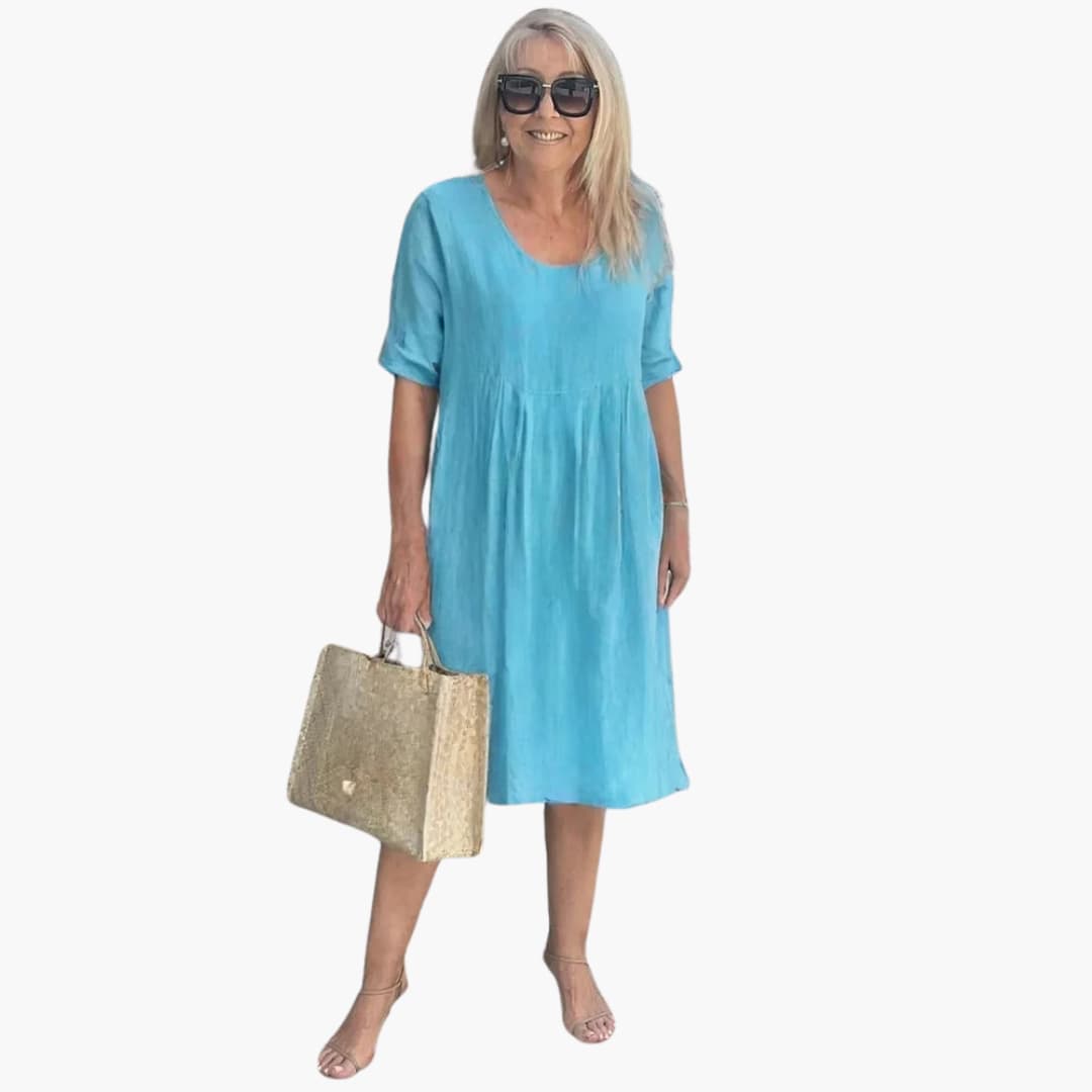 Audrey - Casual Pocket Tunic Dress