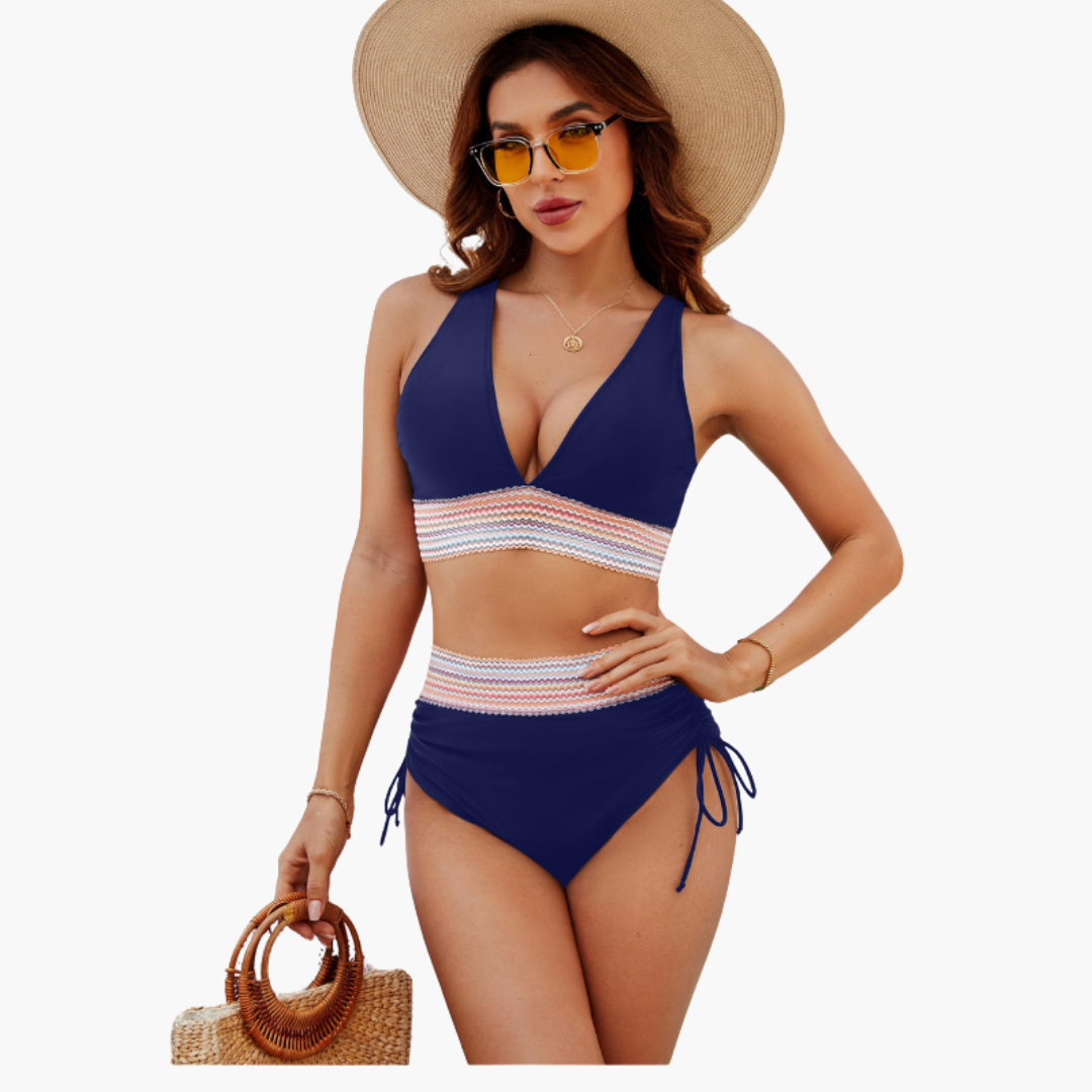 Emma | High-Waisted Tummy Control Bikini Set