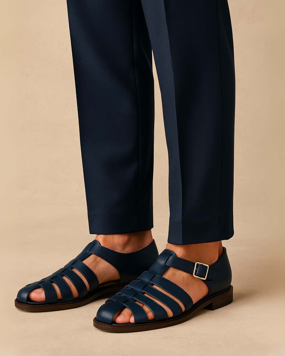Albert – Closed-Toe Sandal with Belt