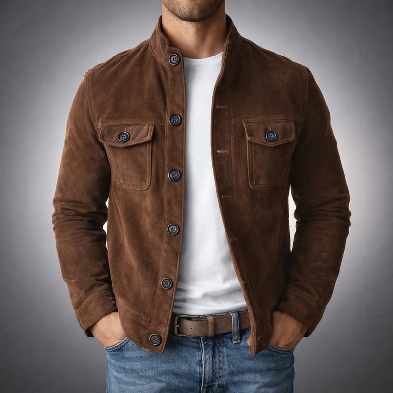 Preston - Suede Shirt Jacket
