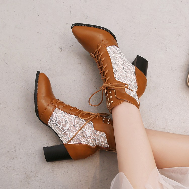 Willow - Victorian Elegance Mid-Calf Boots