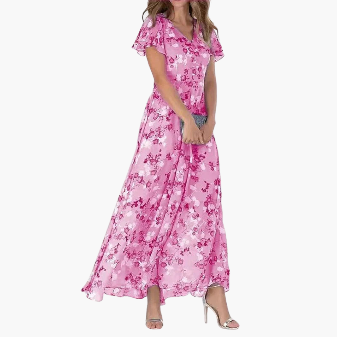 Natalie | Long Floral Dress
