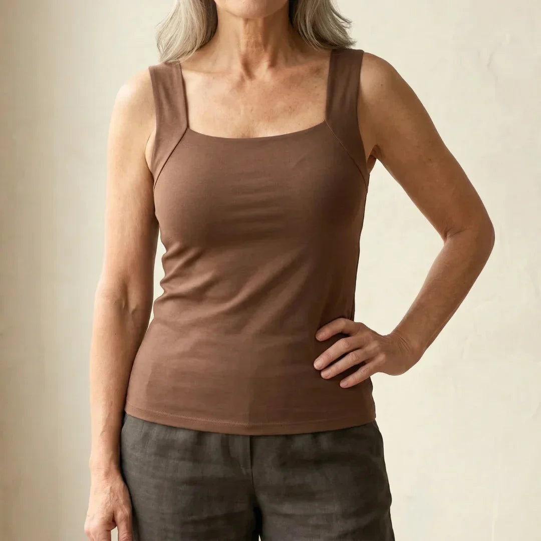 Rosanna - Built-In Comfort Bra Tank Top