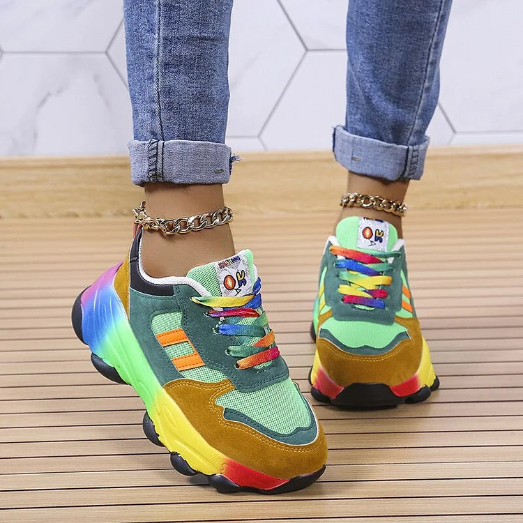 Alivia - Rainbow Comfort Sneakers