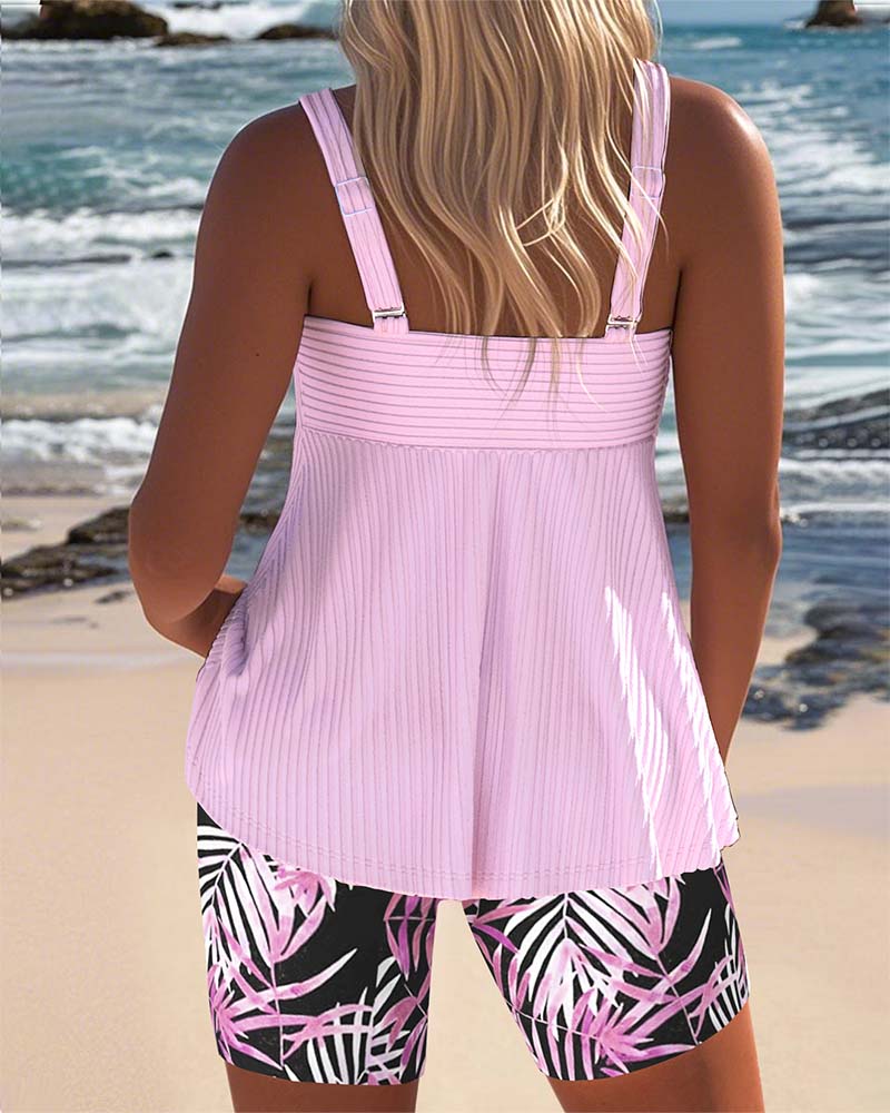 Jean - Colorful Tankini Set