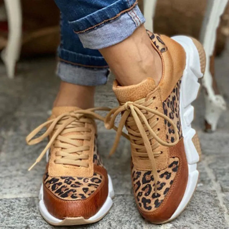 Laira - Leopard Sneakers for All-Day Comfort