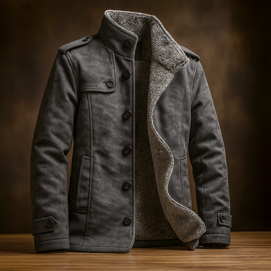 Oliver - Suede Men's Coat