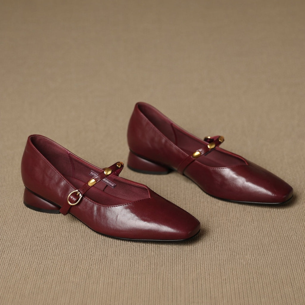 Aubrey - Genuine Leather Flats