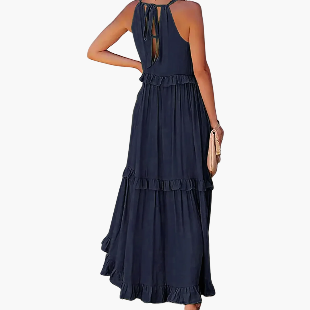 Joanna | Ruffle Breeze Maxi Dress