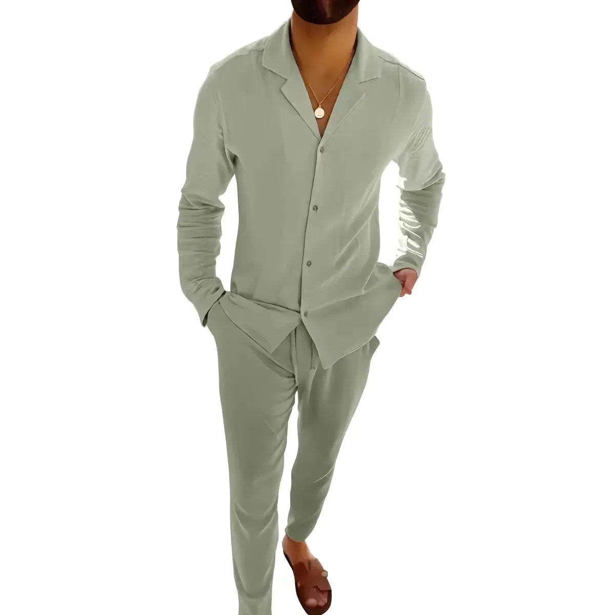Kiel – Summer Linen Set for Effortless Style
