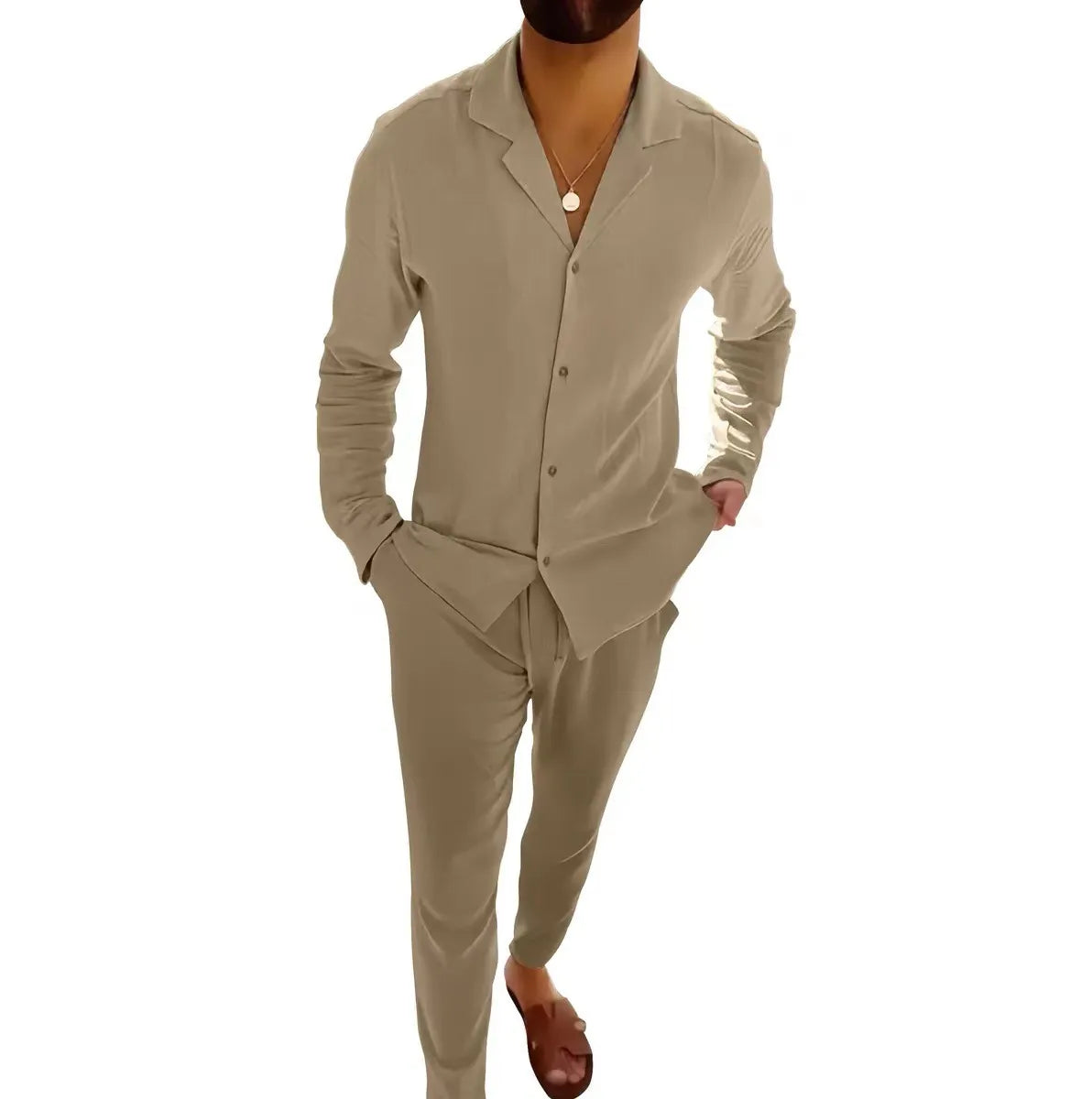 Kiel – Summer Linen Set for Effortless Style