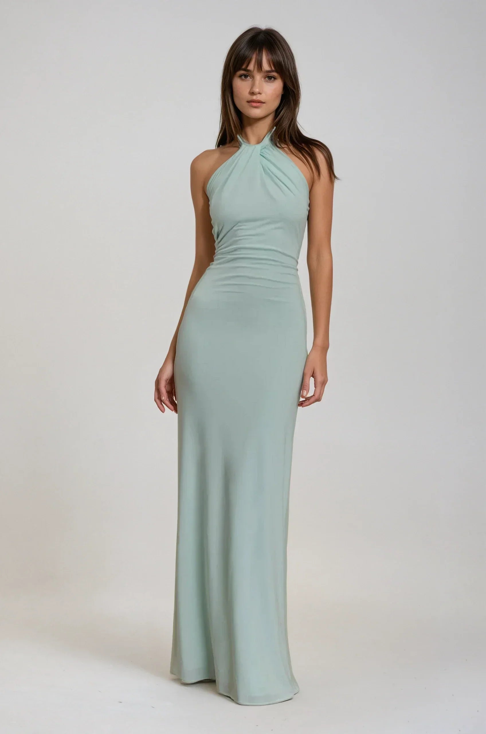 Jaiga – Halter Maxi Dress for Summer Elegance