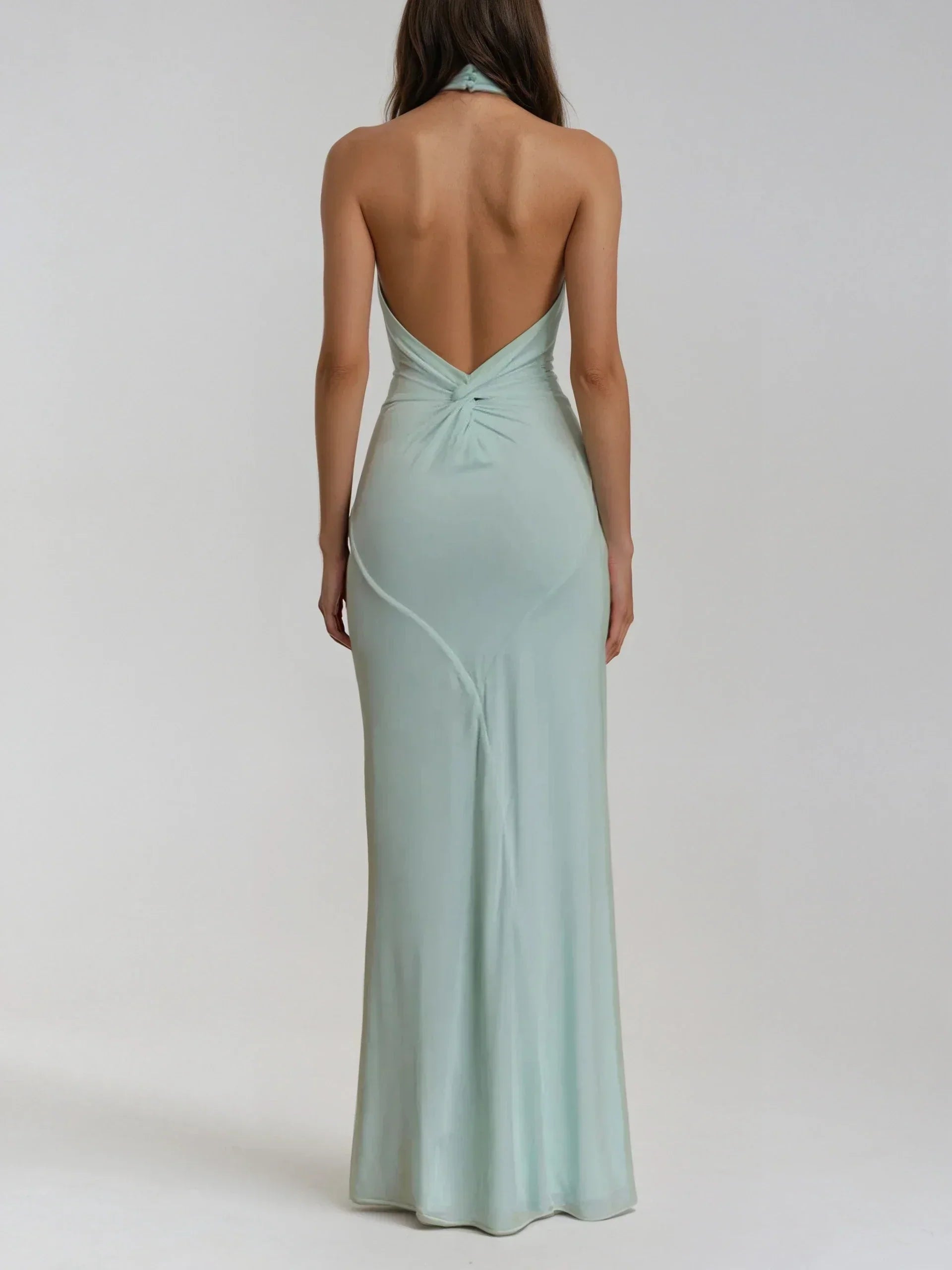 Jaiga – Halter Maxi Dress for Summer Elegance