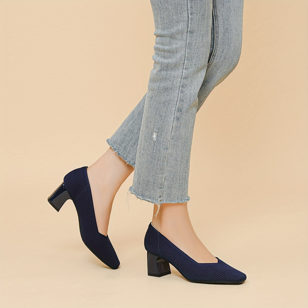 Ashlee – Elegant Stretch Heels for All-Day Comfort