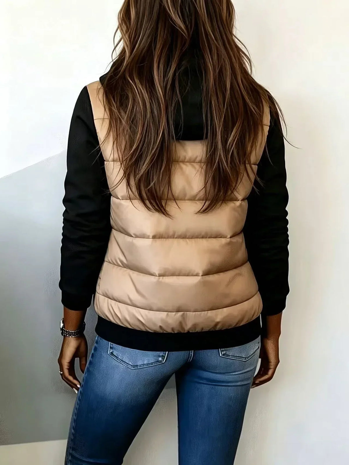 Parker – Padded Color-Block Jacket with Hood