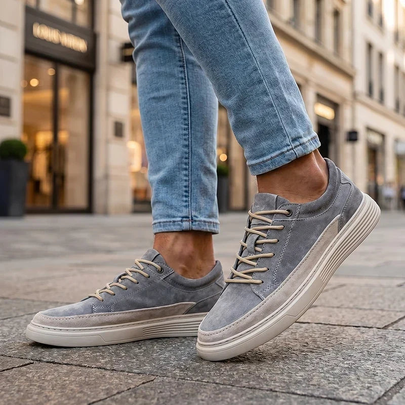 Matty - Suede Cushioned Casual Sneakers