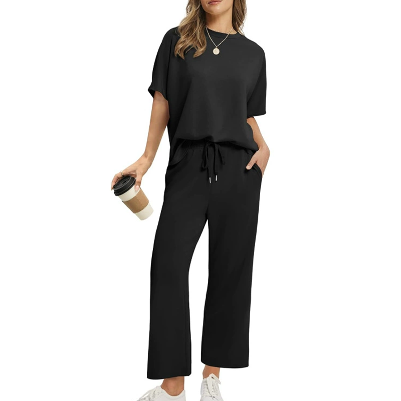 Elli – Soft Lounge Top and Trousers Set