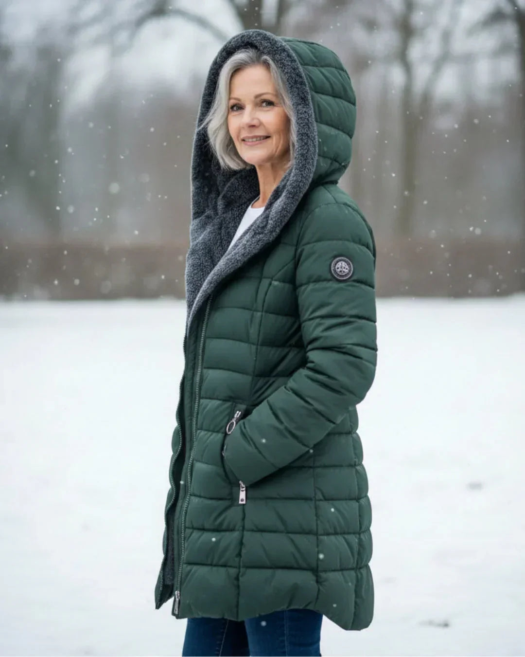 Nicole - Warm Hooded Winter Jacket