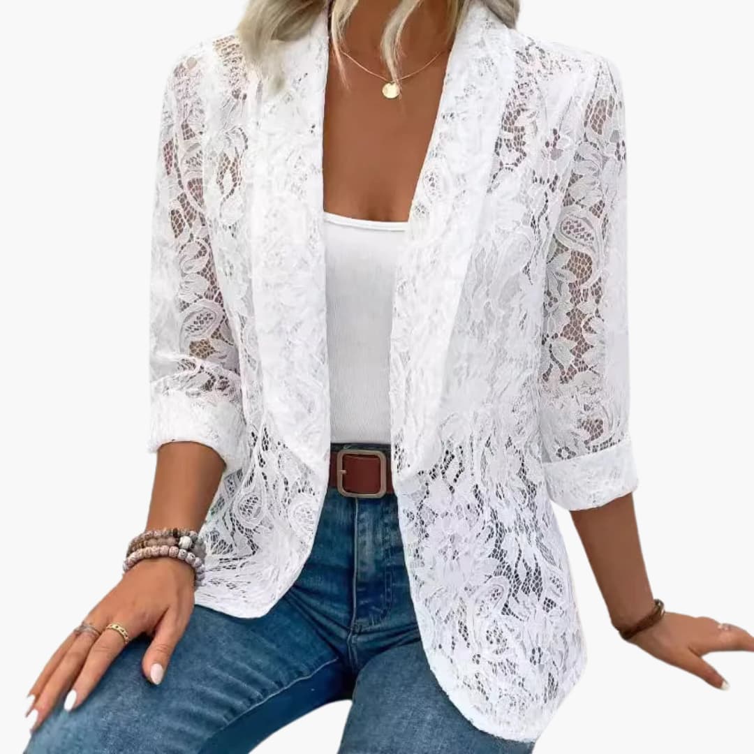 Audrey | Lace Blazer