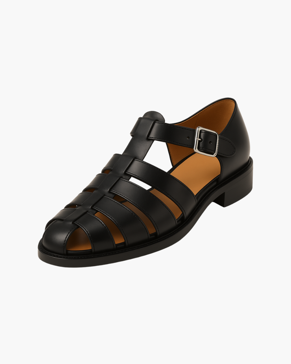 Albert – Closed-Toe Sandal with Belt