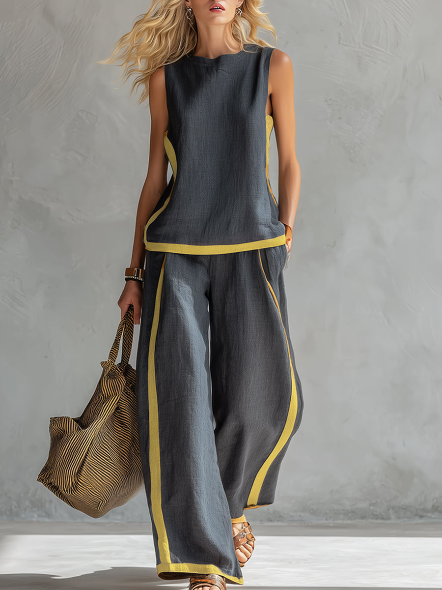 Kesya – Elegant Cotton-Linen Set