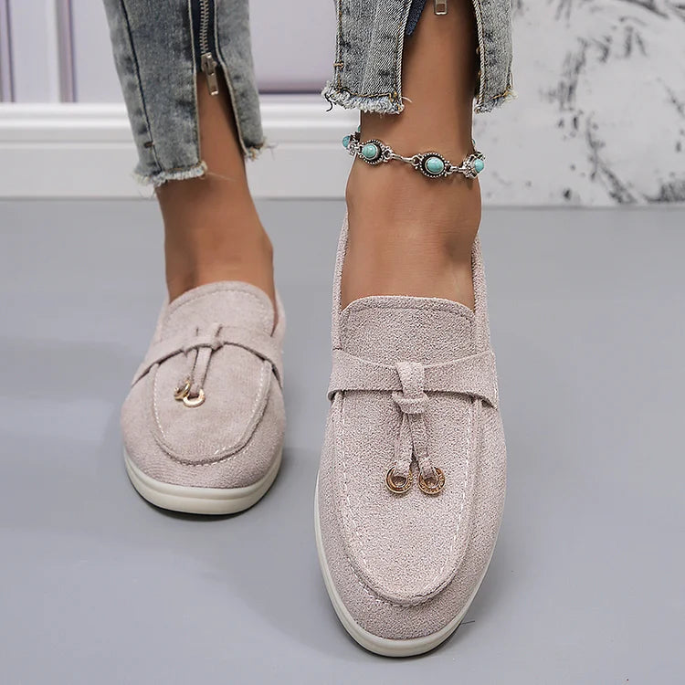 Erica – Elegant Loafers with Knotted Stitching